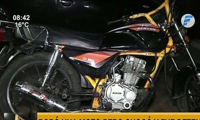 Robó motocicleta, chocó y fue detenido | Telefuturo
