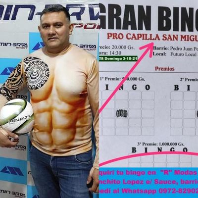 Tarzán de la Asocuam organiza bingo pro-bolsillo en Pedro Juan Caballero