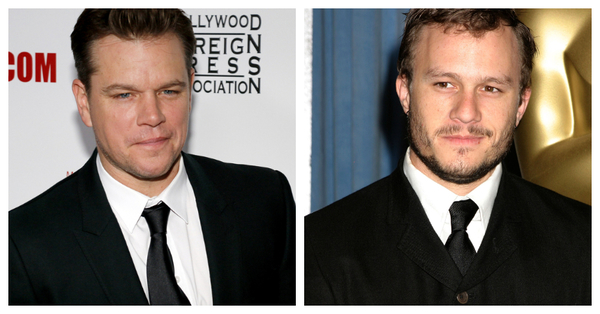 El secreto homenaje de Matt Damon al fallecido Heath Ledger - SNT