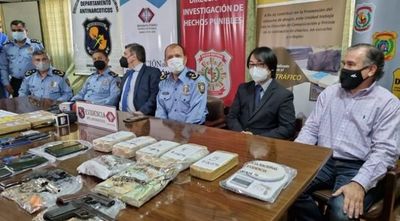Incautan casi G. 100 millones y varios kilos de droga tras desarticular a parte del clan Rotela