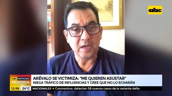 Martín Arévalo niega tráfico de influencias y afirma que “lo quieren asustar” - ABC Noticias - ABC Color