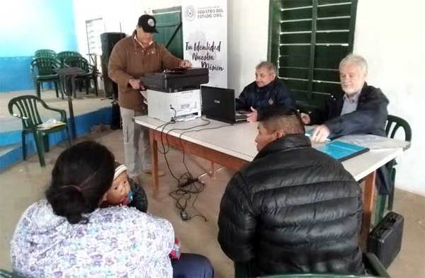 Ministerio de Justicia asistió a comunidades indígenas en el Departamento de Boquerón