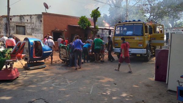 Ocho familias son afectadas por incendio en Asunción