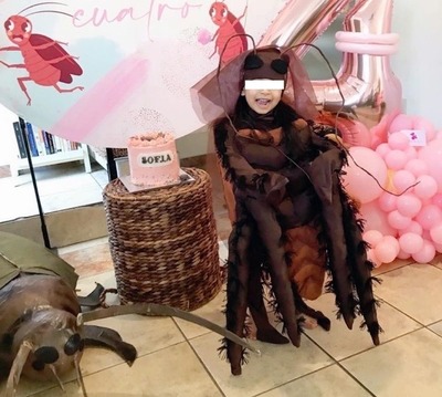 ¡Su animal favorito! Niña se vuelve viral al hacer un cumpleaños temático de cucarachas (FOTOS)