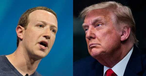“Solía venir a besarme el trasero”: Trump critica a Zuckerberg luego que fuera bloqueado por las redes sociales - SNT