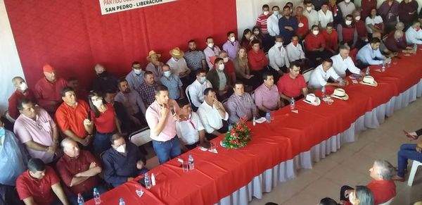 Cartes y Velázquez se reunieron con candidatos colorados de San Pedro - Nacionales - ABC Color