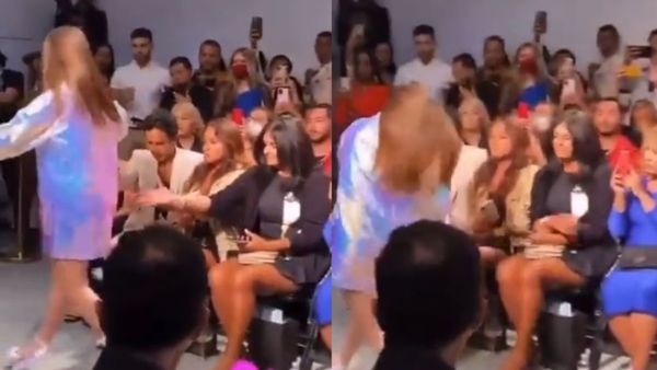 Resbalón de Nadia en importante pasarela yanki fue viral