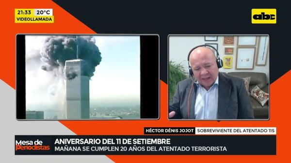 Se cumple 20° aniversario de los atentados 11 S: Sobreviviente relata su experiencia - Nacionales - ABC Color