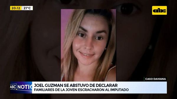 Joel Guzmán se abstuvo de declarar - ABC Noticias Central - ABC Color