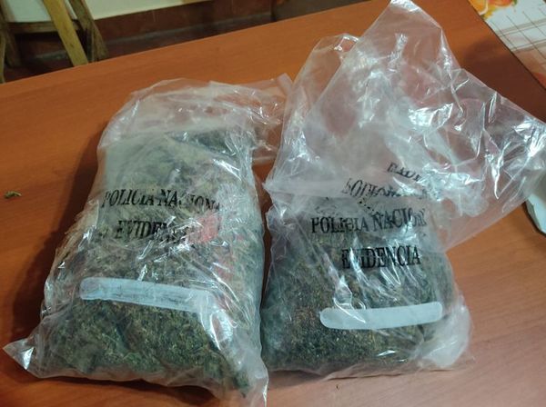 Detienen en San Lorenzo a un hombre con más de un kilo de marihuana - Nacionales - ABC Color