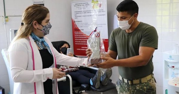 La Nación / Militar donó 50 veces sus plaquetas