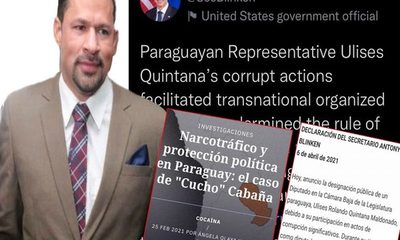 Acusaciones contra Ulises Quintana van desde tráfico de cocaína hasta facilitar el crimen organizado transnacional – Diario TNPRESS
