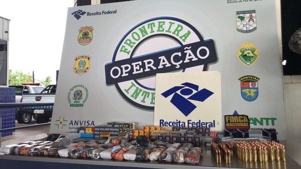 Decomisan CIGARRILLOS y MUNICIONES en la cabecera del Puente de la Amistad