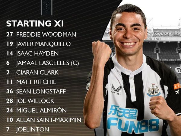 Miguel Almirón: titular e imagen del anuncio en el regreso de CR7 al United - Fútbol Internacional - ABC Color