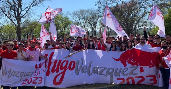 La Nación / Promocionan candidatura de Hugo Velázquez durante festejo de la ANR