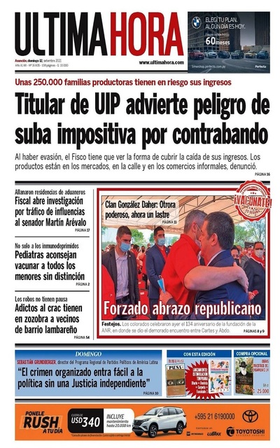 Portadas de este domingo 12 de septiembre de 2021