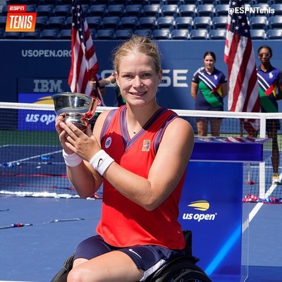 De Groot, la primera tenista paralímpica en conseguir el Golden Slam