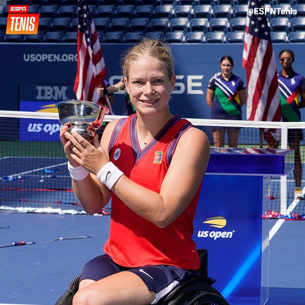 De Groot, la primera tenista paralímpica en conseguir el Golden Slam