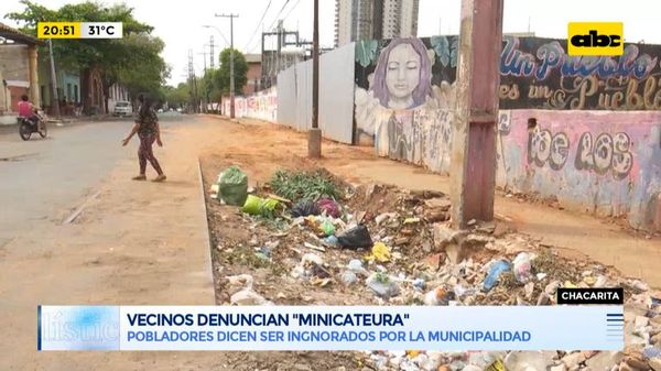 Vecinos de la Chacarita denuncian un “minicateura” - Periodísticamente - ABC Color