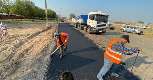 La Nación / Asfaltan la Línea Norte en Boquerón, Chaco