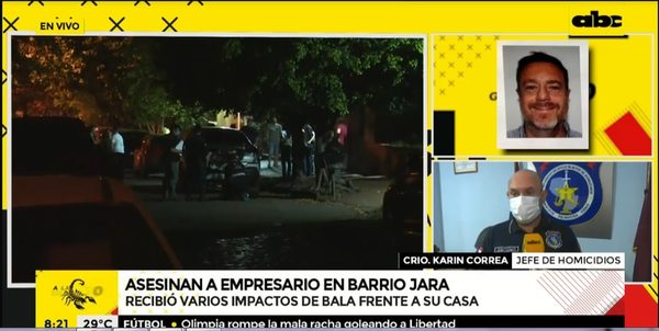 Sicarios realizaron al menos 14 disparos para asesinar a empresario frente a su vivienda en Asunción - Nacionales - ABC Color