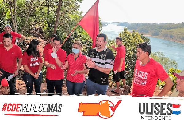 MITIN de Ulises en PUESTO DE VIGILANCIA de traficantes y contrabandistas