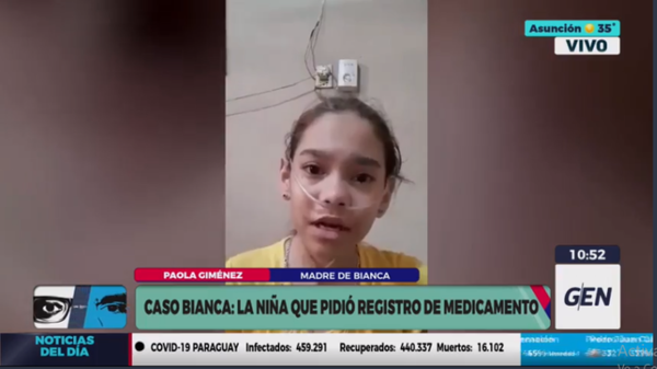Diario HOY | Paola Giménez, madre de la pequeña Bianca Giménez, sobre pedido al MSP