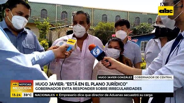Hugo Javier reaparece y evita responder sobre irregularidades - ABC Noticias - ABC Color