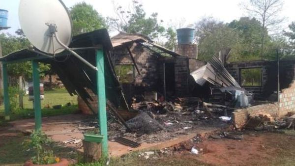 Discutió con su novia y le prendió fuego a la casa de su cuñado