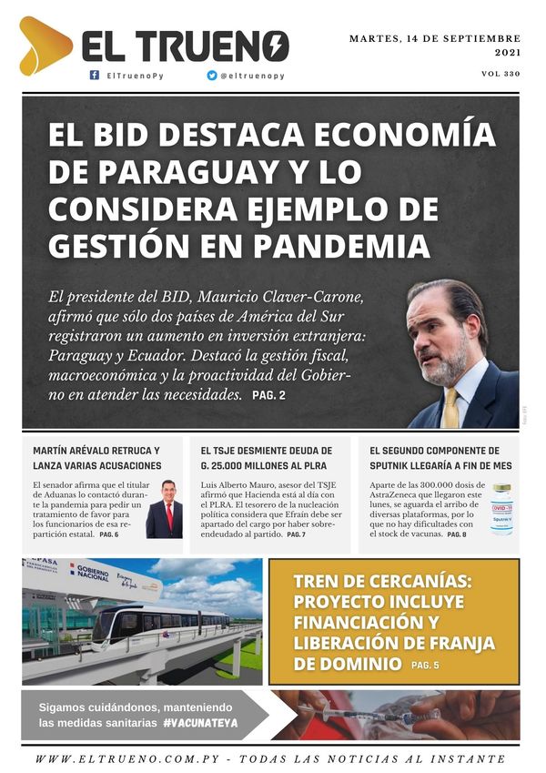 E-paper 14 de septiembre 2021 - El Trueno
