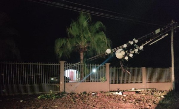 Tormenta deja sin luz varias zonas sin electricidad