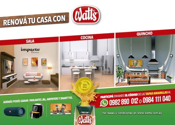 Crónica / Con las tapas amarillas de Watt’s renová tu casa