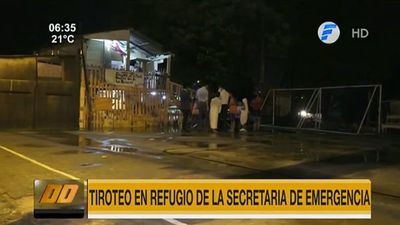 Tiroteo en refugio de Sajonia terminó con un herido