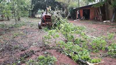 TEMPORAL CAUSÓ DESTROZOS EN FEDERICO CHÁVEZ 