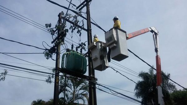 ANDE repondrá totalidad del servicio a partir del mediodía