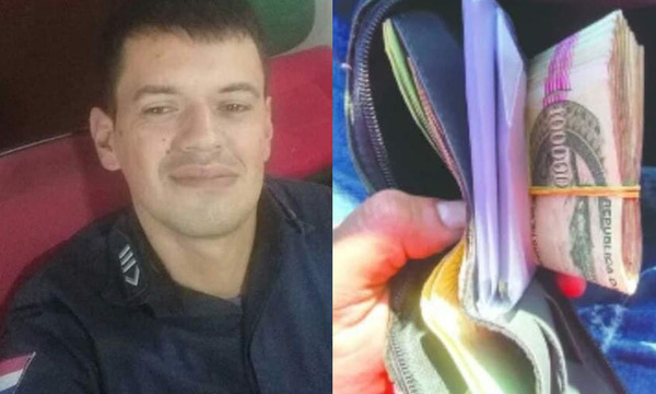 Ciudad del Este: Policía encontró una billetera con G. 3 millones y lo devolvió a su dueño - OviedoPress