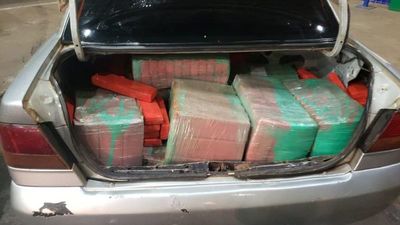 Incautan 284 kilos de marihuana en el Puente de la Amistad
