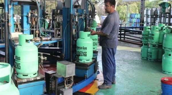 Garrafas de 10 kilos costarán G. 6.000 más desde mañana