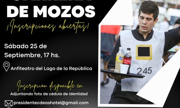 Preparan carrera de mozos