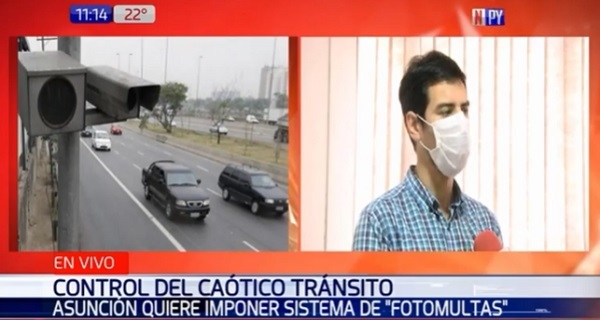 Municipalidad de Asunción analiza aplicación de fotomultas en el tránsito