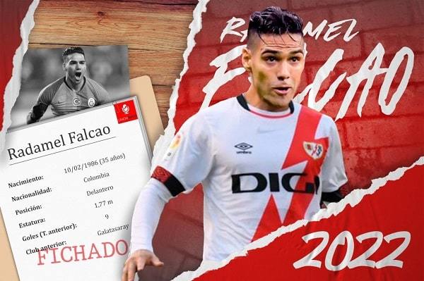 Falcao lucirá un número insólito en el Rayo