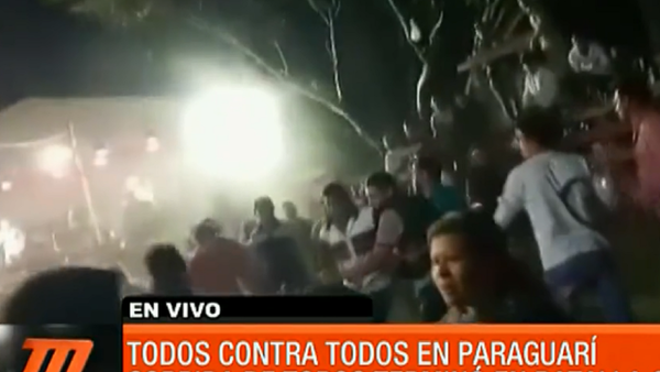 Corrida de toros termina en una batalla campal en Paraguarí