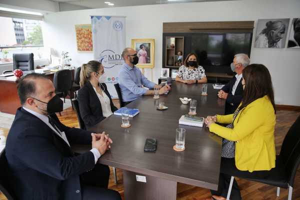 Defensora General se reunió con autoridades de Justicia y de la Agencia de Cooperación Española