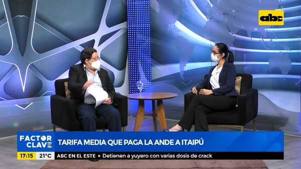 Tarifa media que paga la ANDE a Itaipú - Factor Clave - ABC Color