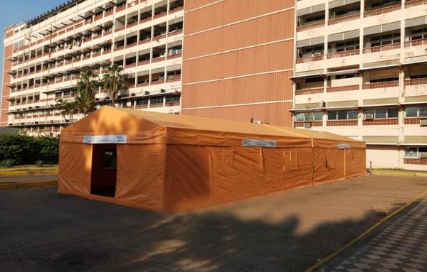 IPS: SEN retirará carpa tras descenso de casos de coronavirus
