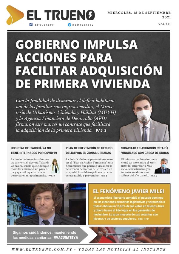 E-paper 15 de septiembre 2021 - El Trueno