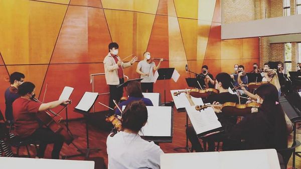 Concierto tributo a Piazzola en teatro del Hotel Guaraní