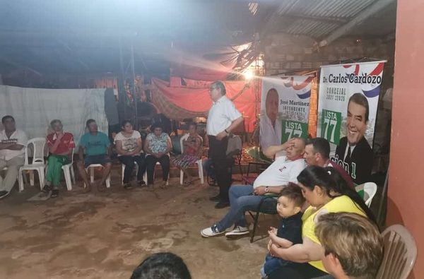 José Martínez lleva propuestas a vecinos del barrio San Isidro de Ciudad del Este – Diario TNPRESS