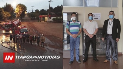 BOMBEROS DE YATYTAY SUEÑAN CON SU NUEVO CARRO HIDRANTE.