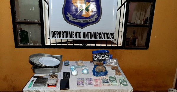 Antinarcóticos de la Policía incautó crac y cocaína
